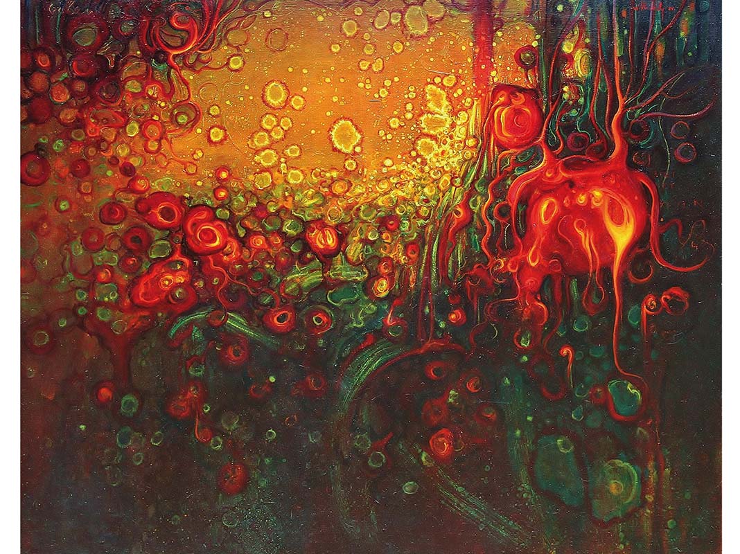Frankenstien exhibition, Francesco Villicich, oil on cavas series