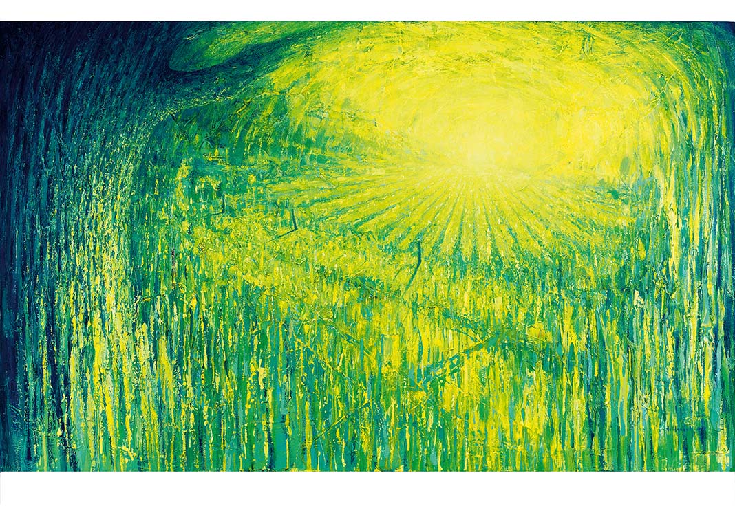 Paesaggi exhibition, Francesco Villicich, oil on cavas series