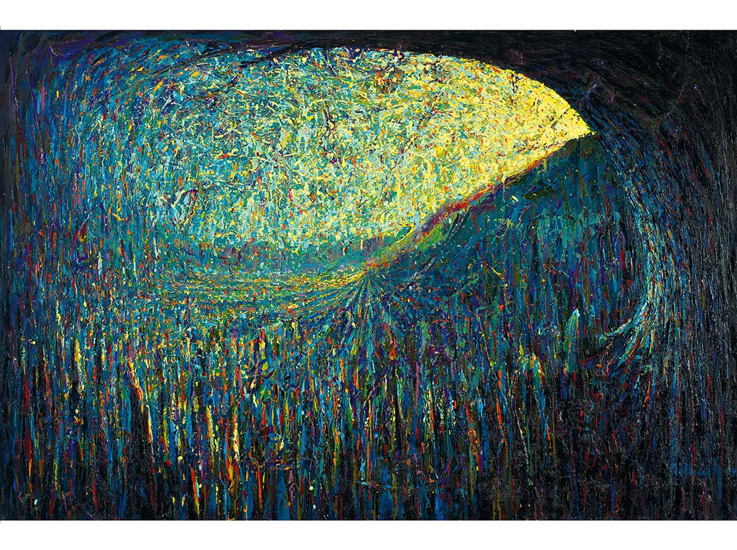 Paesaggi exhibition, Francesco Villicich, oil on cavas series