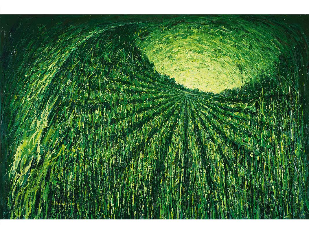 Paesaggi exhibition, Francesco Villicich, oil on cavas series