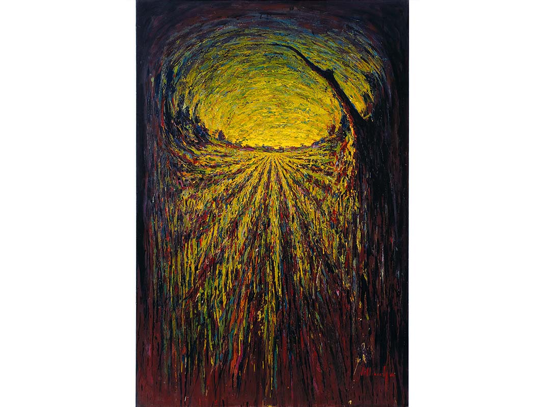 Paesaggi exhibition, Francesco Villicich, oil on cavas series
