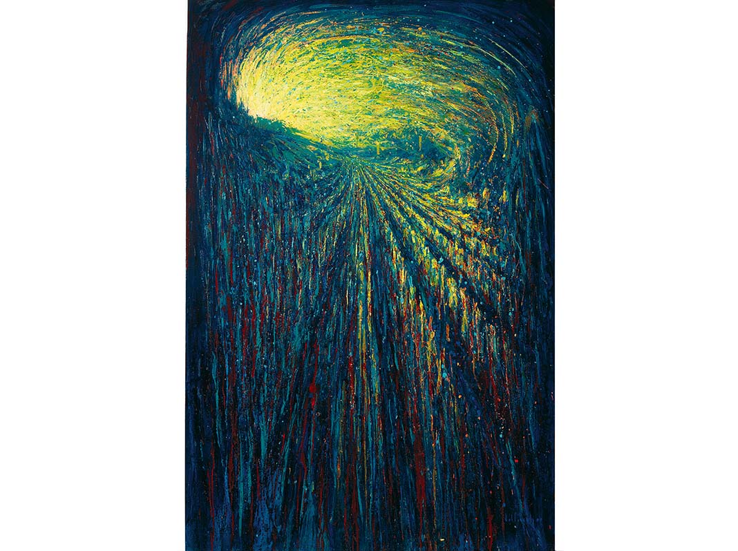 Paesaggi exhibition, Francesco Villicich, oil on cavas series