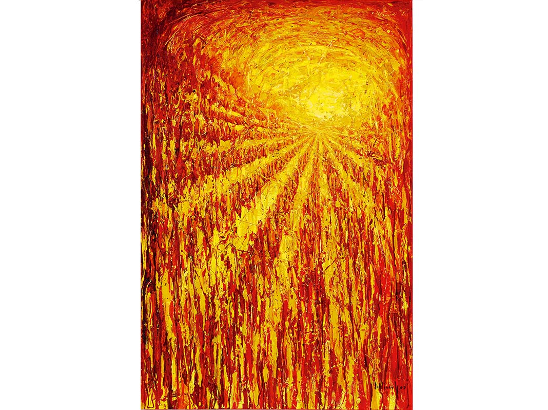 Paesaggi exhibition, Francesco Villicich, oil on cavas series