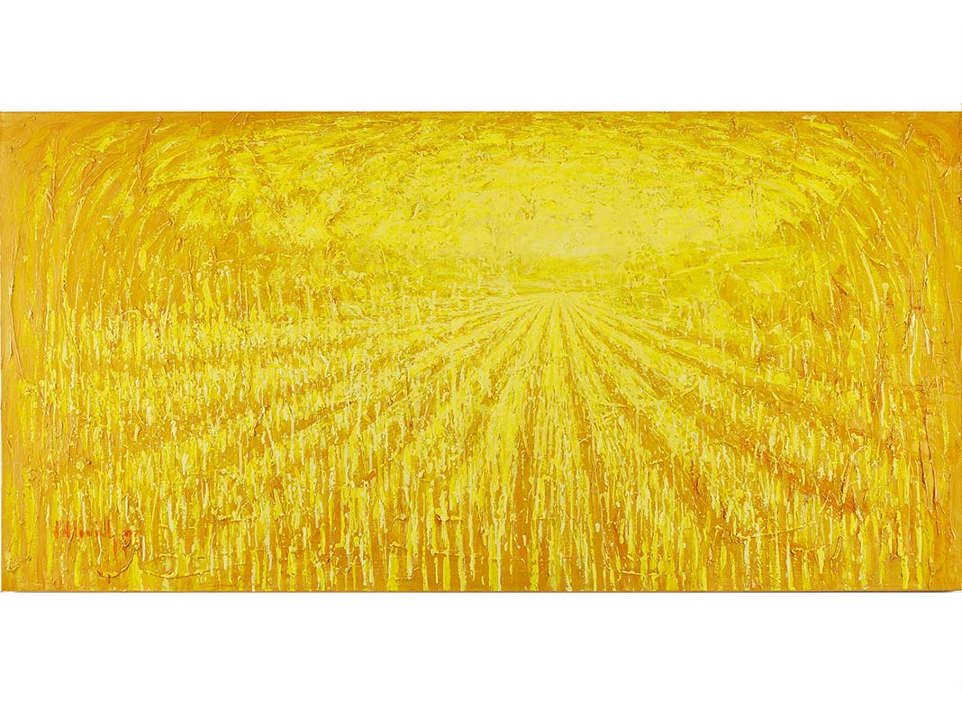 Paesaggi exhibition, Francesco Villicich, oil on cavas series