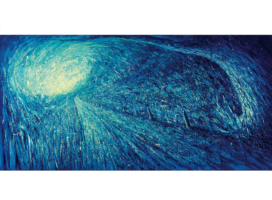 Paesaggi exhibition, Francesco Villicich, oil on cavas series