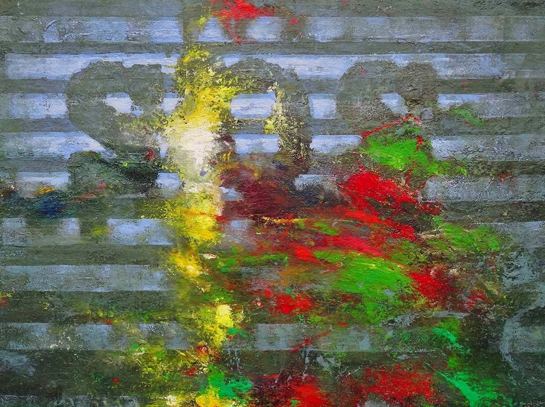 Torrents exhibition, Francesco Villicich, oil on cavas series