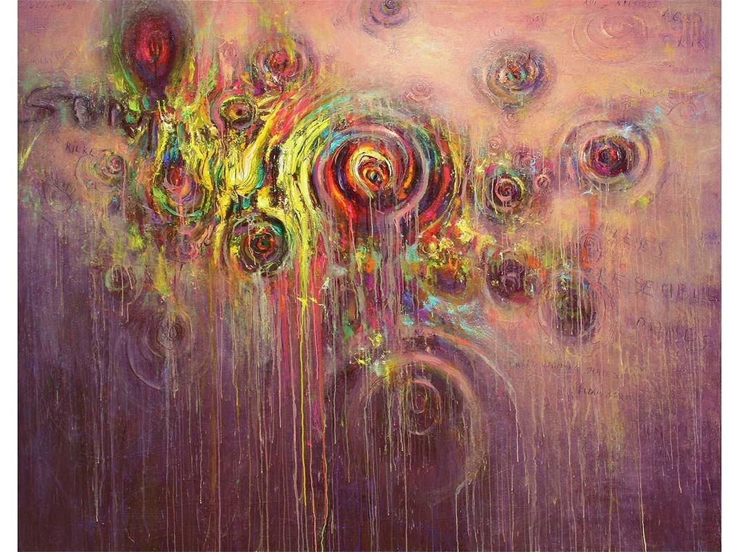 The Well exhibition, Francesco Villicich, oil on cavas series