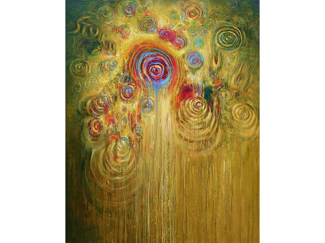 The Well exhibition, Francesco Villicich, oil on cavas series