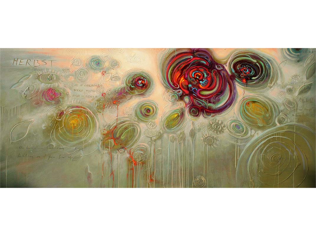 The Well exhibition, Francesco Villicich, oil on cavas series