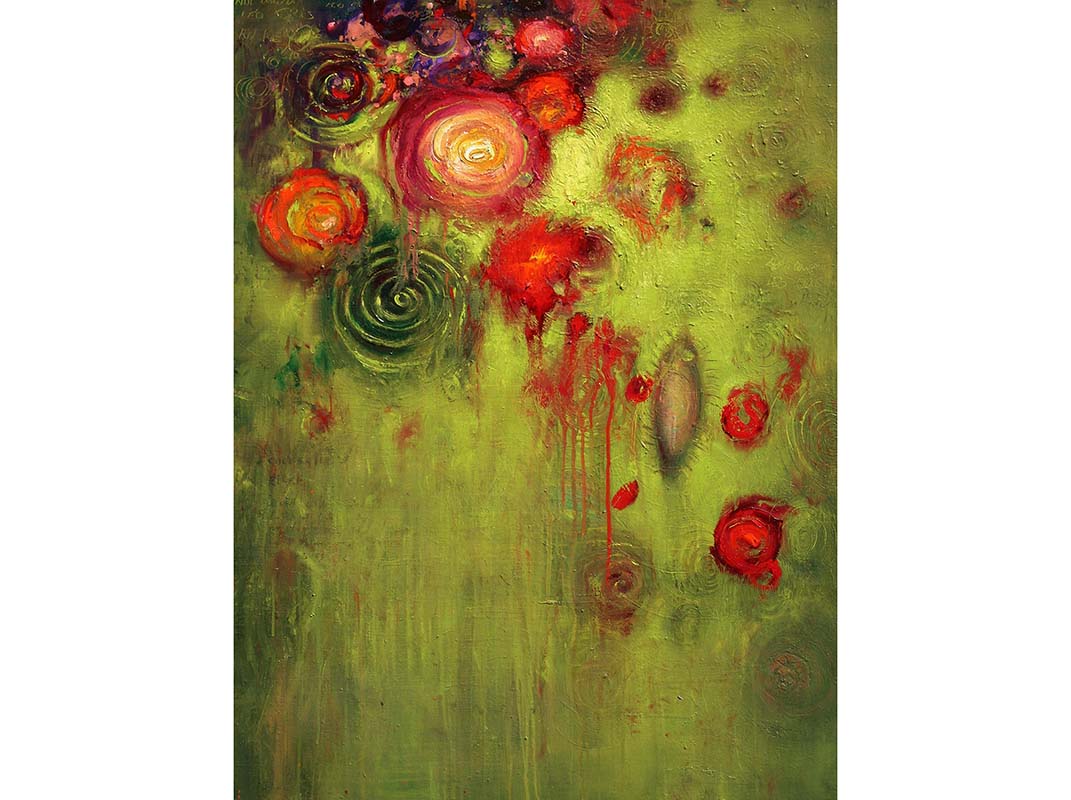 The Well exhibition, Francesco Villicich, oil on cavas series