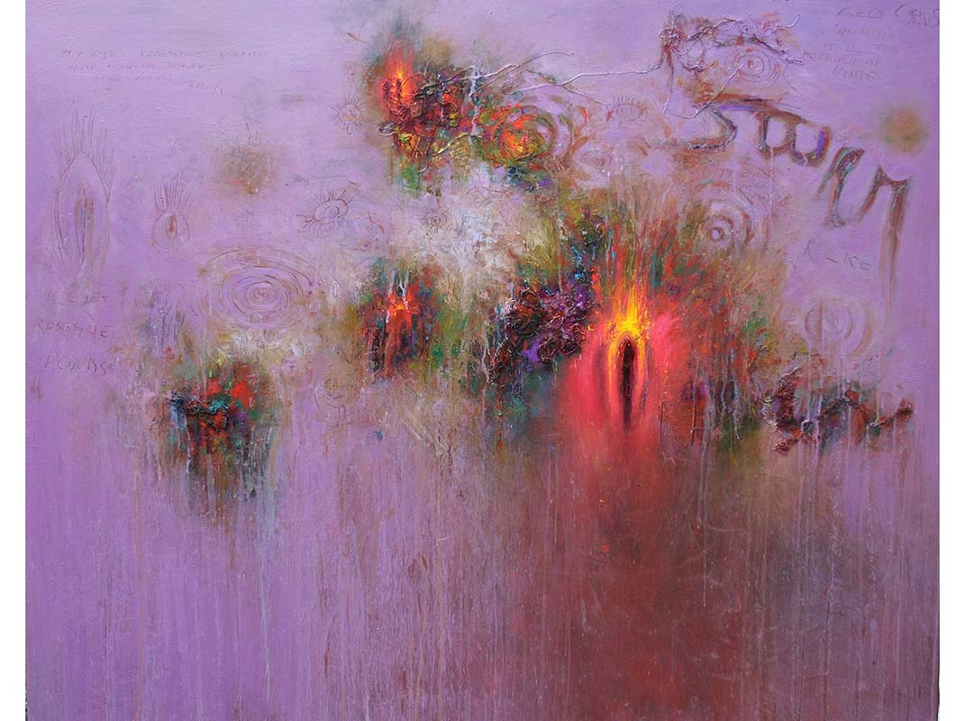 The Well exhibition, Francesco Villicich, oil on cavas series