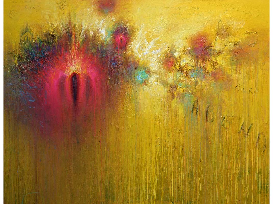 The Well exhibition, Francesco Villicich, oil on cavas series