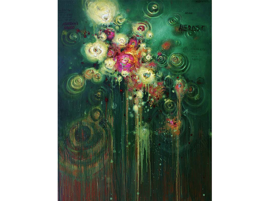 The Well exhibition, Francesco Villicich, oil on cavas series