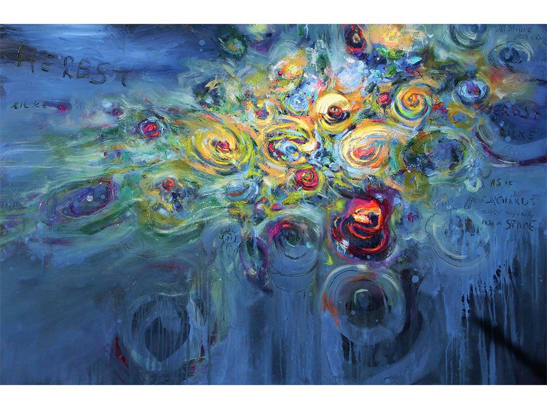 The Well exhibition, Francesco Villicich, oil on cavas series