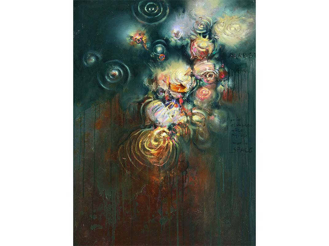 The Well exhibition, Francesco Villicich, oil on cavas series