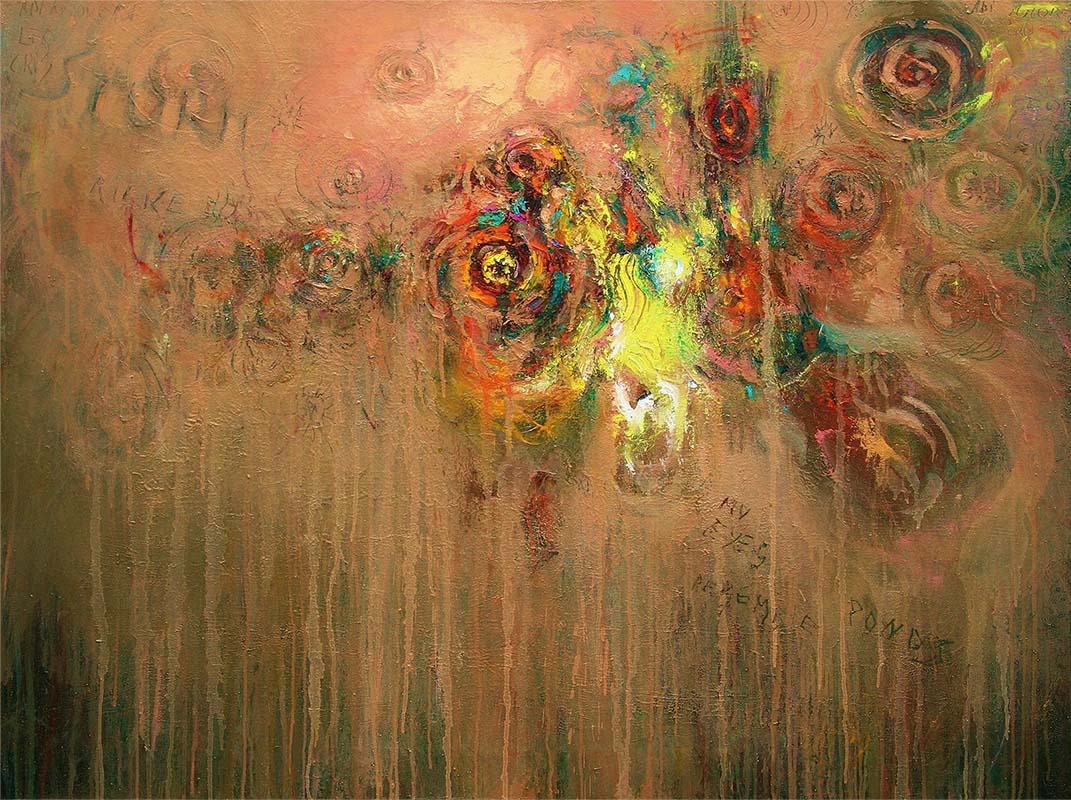 The Well exhibition, Francesco Villicich, oil on cavas series