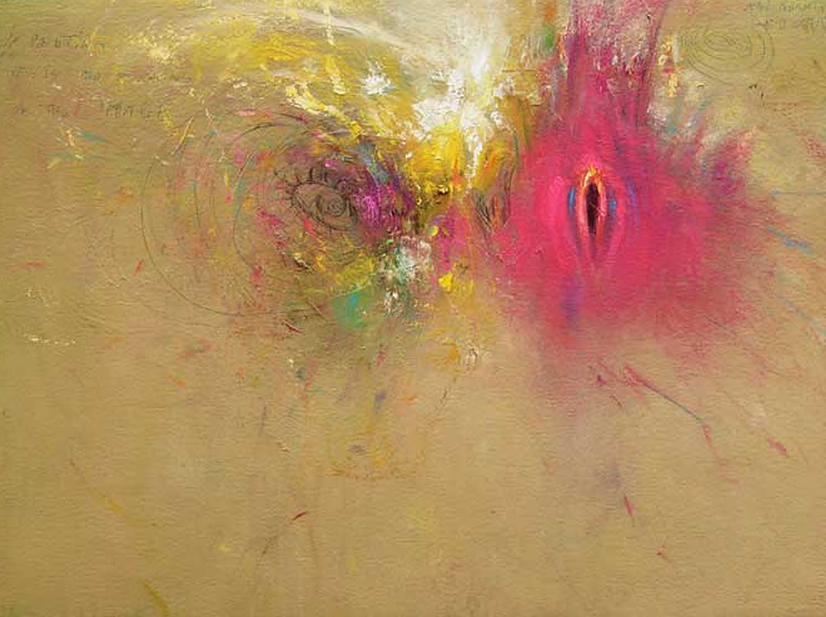 The Well exhibition, Francesco Villicich, oil on cavas series