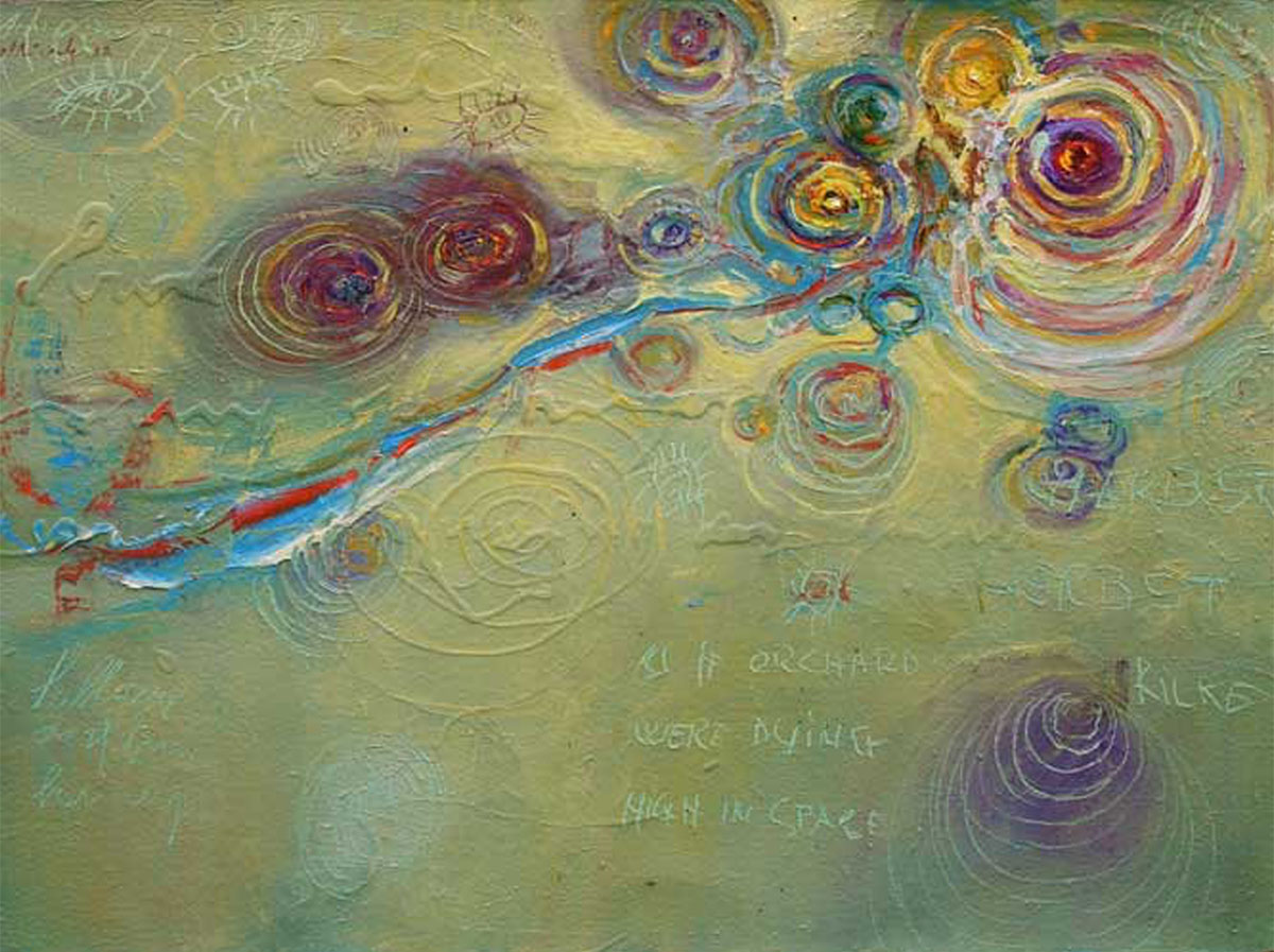 The Well exhibition, Francesco Villicich, oil on cavas series
