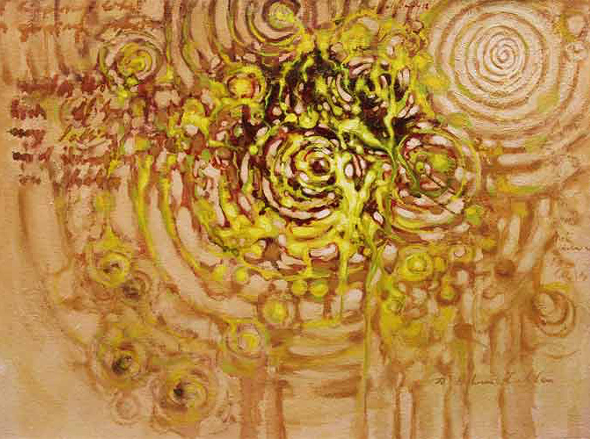 The Well exhibition, Francesco Villicich, oil on cavas series